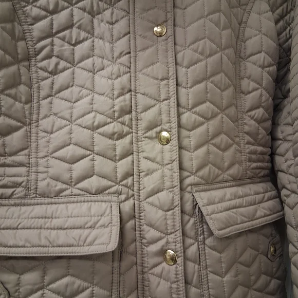 Weatherproof Quilted Bomber Jacket - Brown - Picture 9 of 9